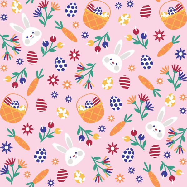 tecido_peripan_coelho_pascoa_rosa_ilu