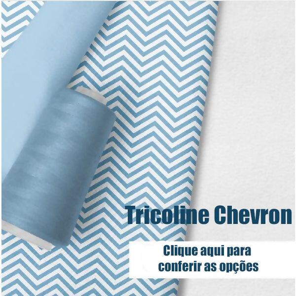 Tricoline Bahamas Artesanato - Chevron - 0,50 x 1,50