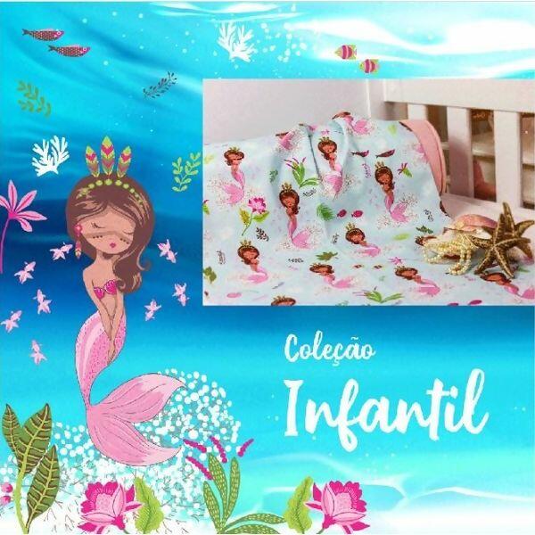 Tecido Tricoline Bahamas Artesanato - Infantil - 0,50 x 1,50