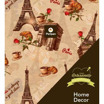 Tecido Tricoline Bahamas Digital 9010 - Estampas Home Decor - 0,50 x 1,50