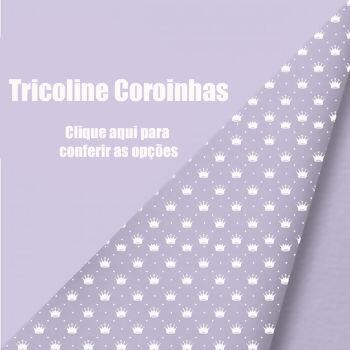 Tecido Tricoline Bahamas Artesanato Soft 1143 - Coroinha 0,50 x 1,50