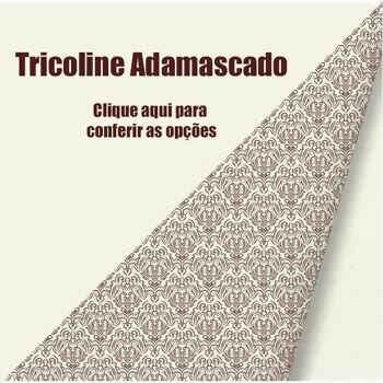 Tecido Tricoline Bahamas Artesanato Soft 1223 - Adamascado -  0,50 x1,50