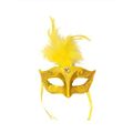 mascara_de_carnaval_penas_amarelo