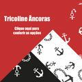 Tecido Tricoline Bahamas Artesanato Soft 1115 - Âncoras - 0 ,50 x 1,50